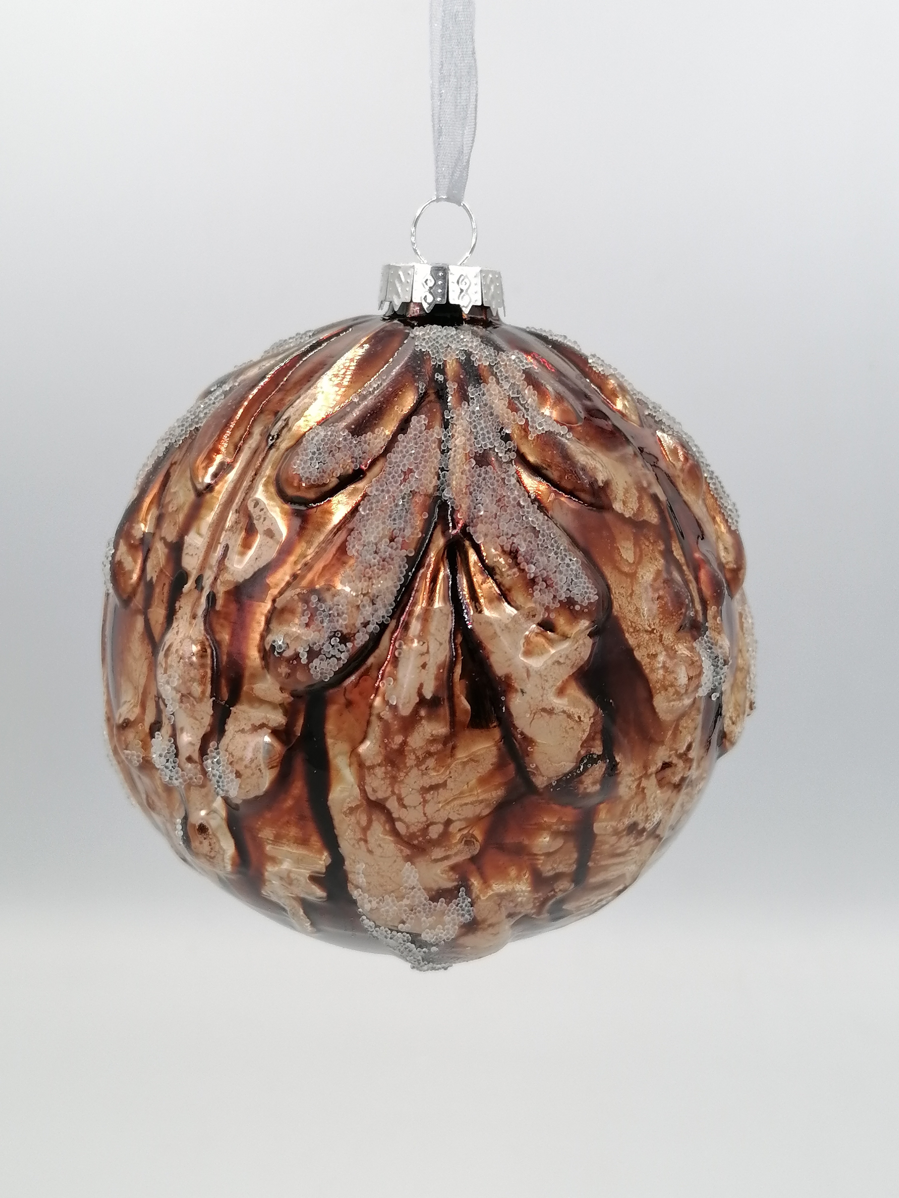 Украшение новогоднее Шар, D 10 см, L10 W10 H10 см