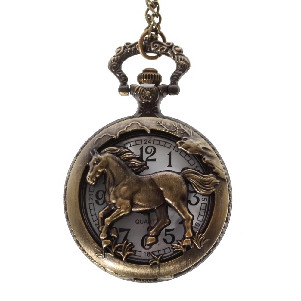 Часы карманные декоративные на цепочке, L4,5 W1 H6 см