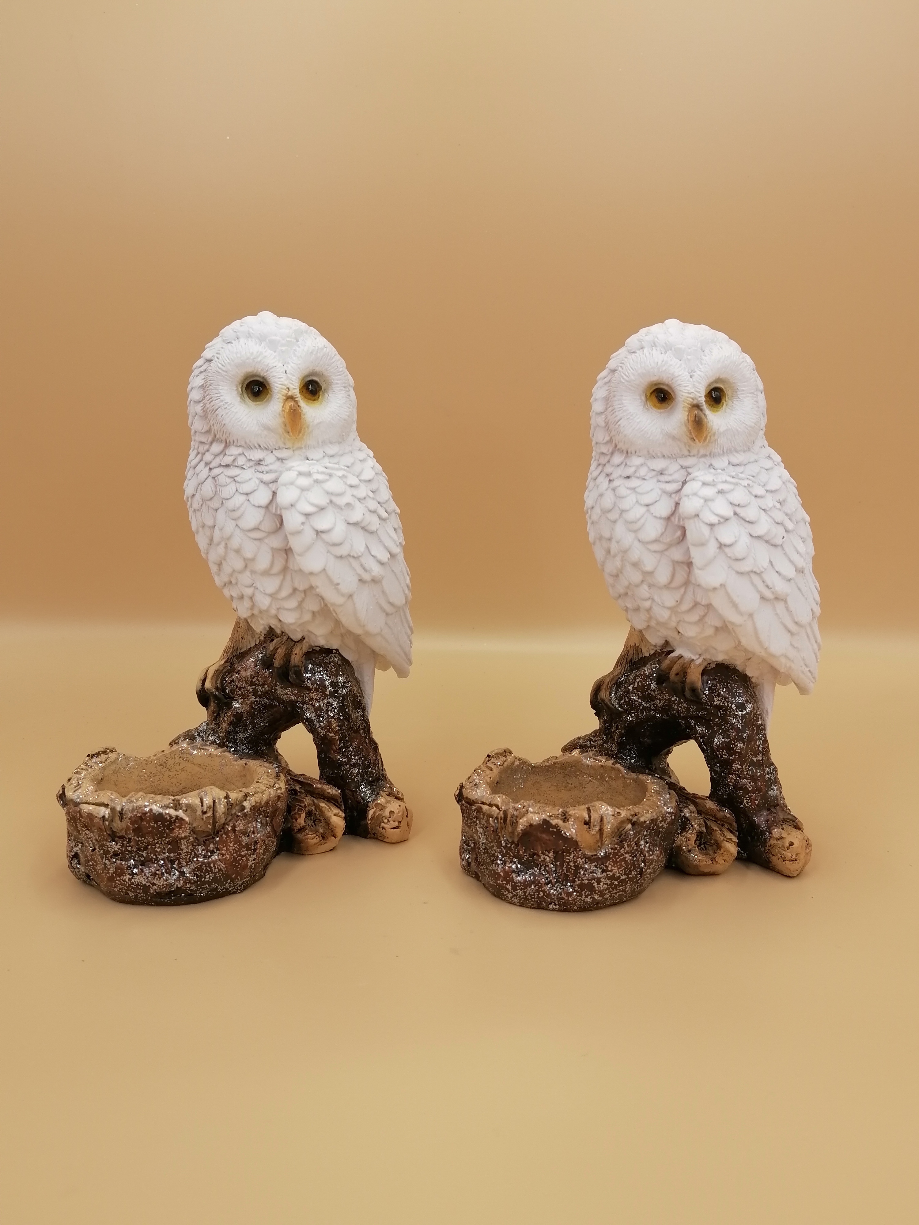 Набор подсвечников Сова на ветке