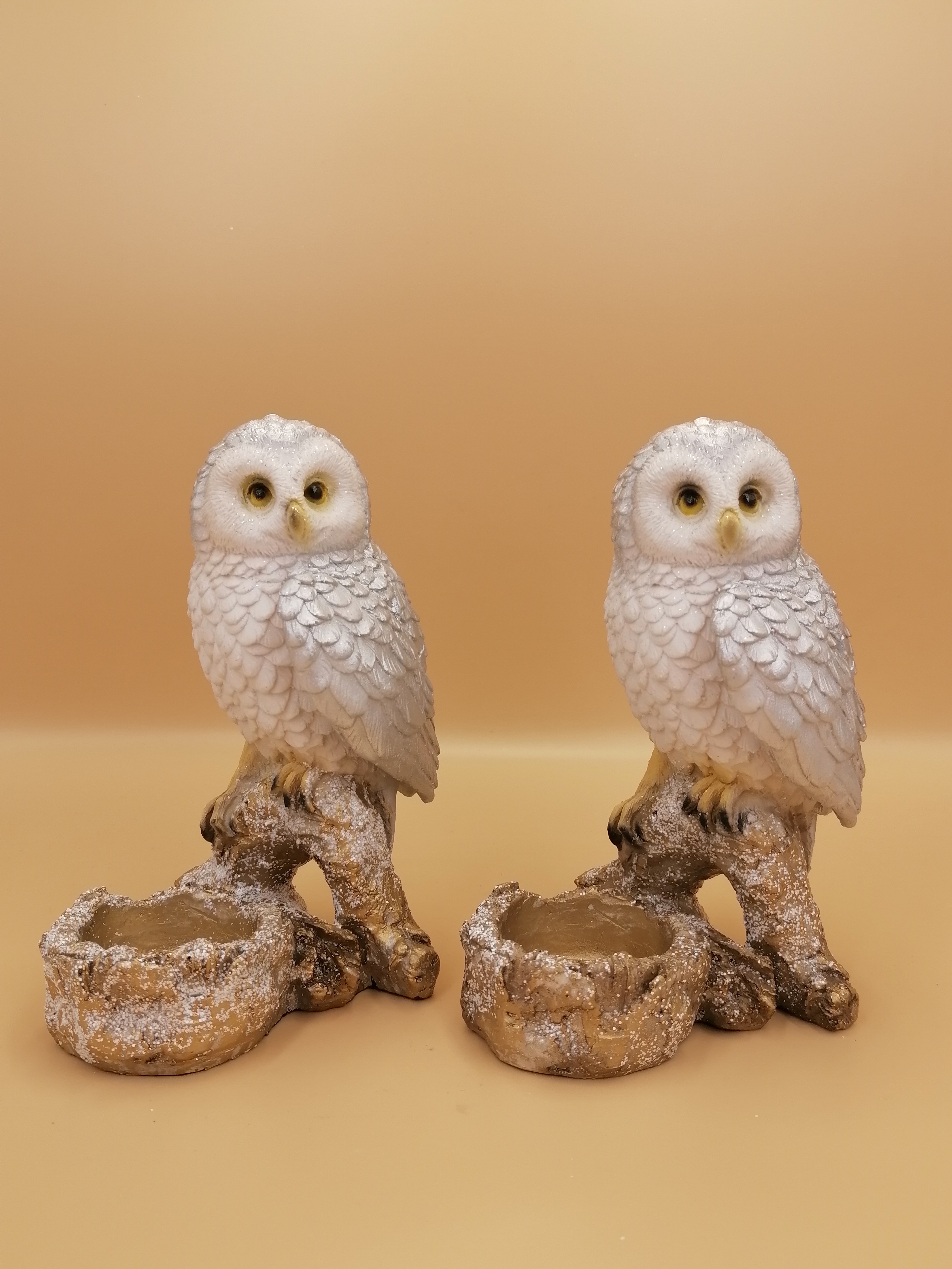 Набор подсвечников Сова на ветке