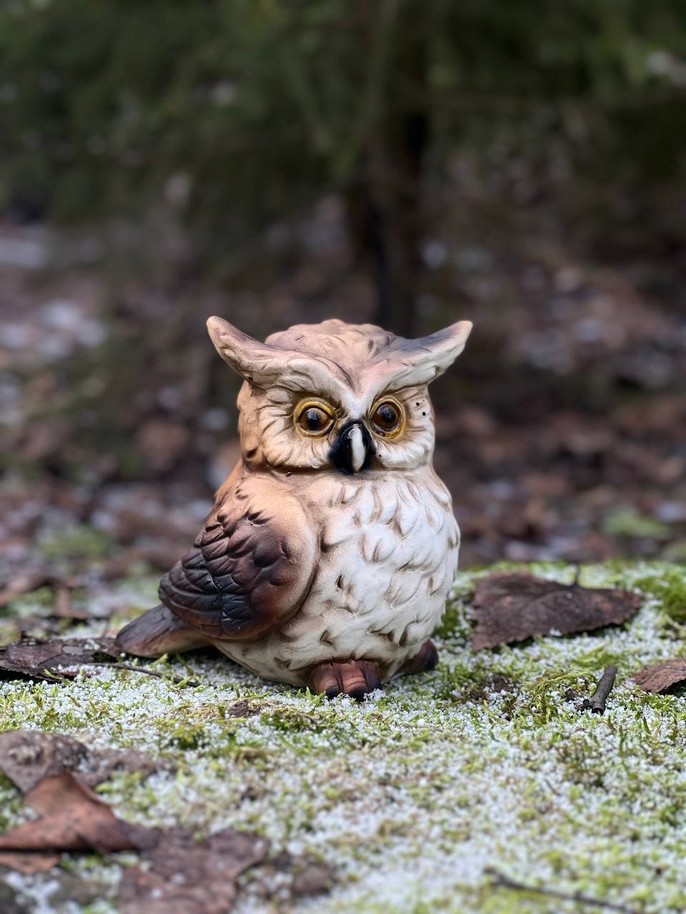 Садовая фигура Сова, 11.5х9х12 см